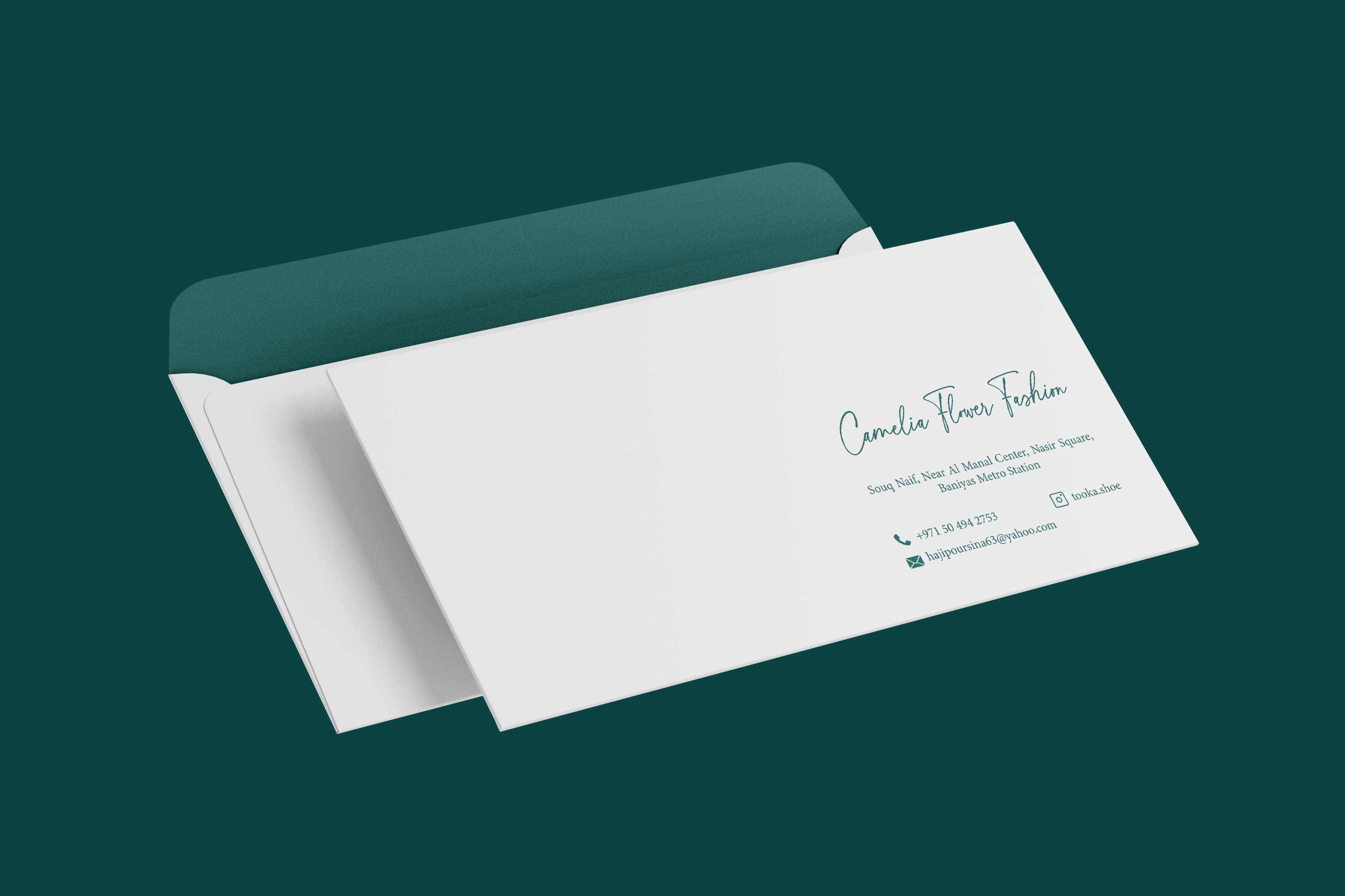 Camelia Flower Fashion Branding